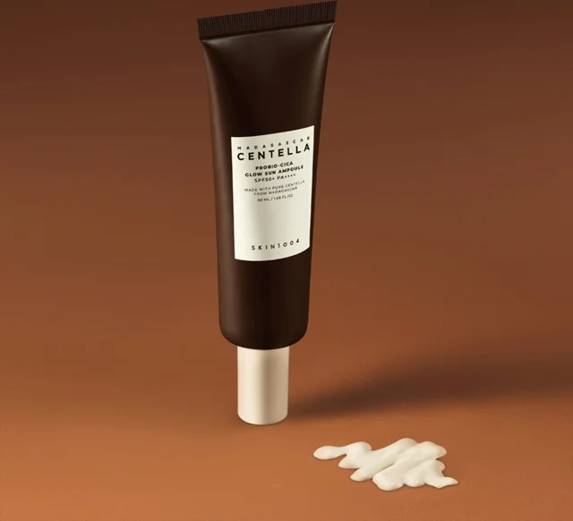 تست ضد آفتاب آمپولی پروبیو سیکا سنتلا ماداگاسکار SKIN1004 SPF50+ PA++++